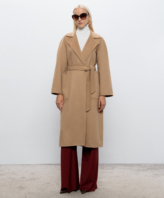 Бежеве пальто READY з кашеміру Max Mara